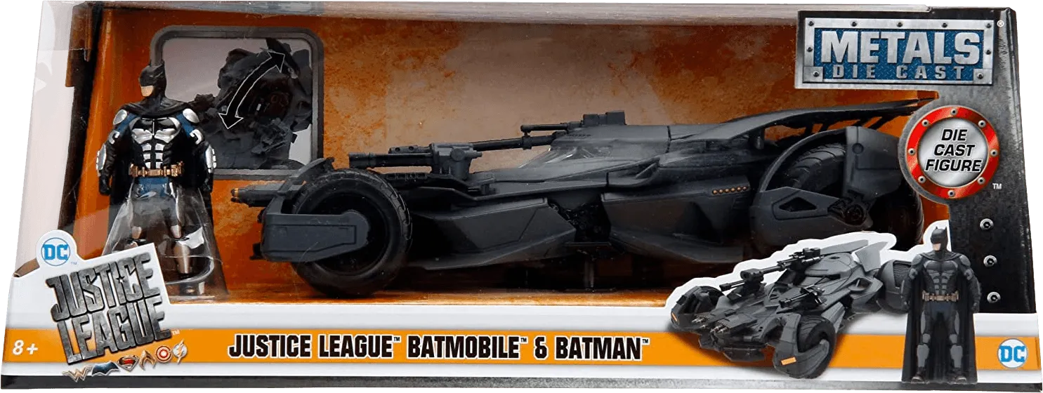 JAD99232 Justice League (2017) - Batmobile 1:24 - Jada Toys - Titan Pop Culture