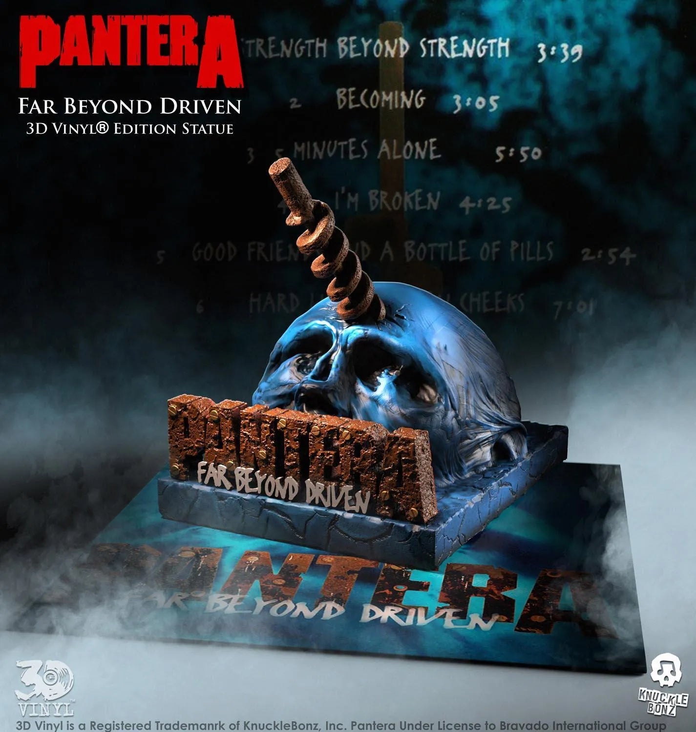 KNUPANTERAFBD3DV100 Pantera - Far Beyond Driven 3D Vinyl Statue - KnuckleBonz - Titan Pop Culture