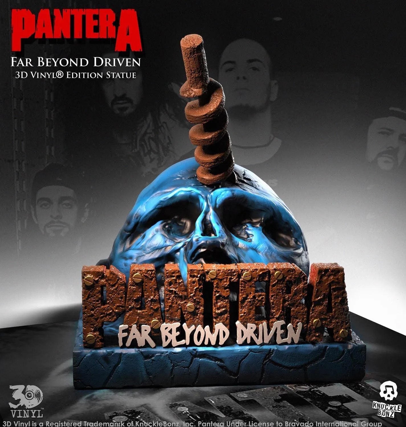 KNUPANTERAFBD3DV100 Pantera - Far Beyond Driven 3D Vinyl Statue - KnuckleBonz - Titan Pop Culture