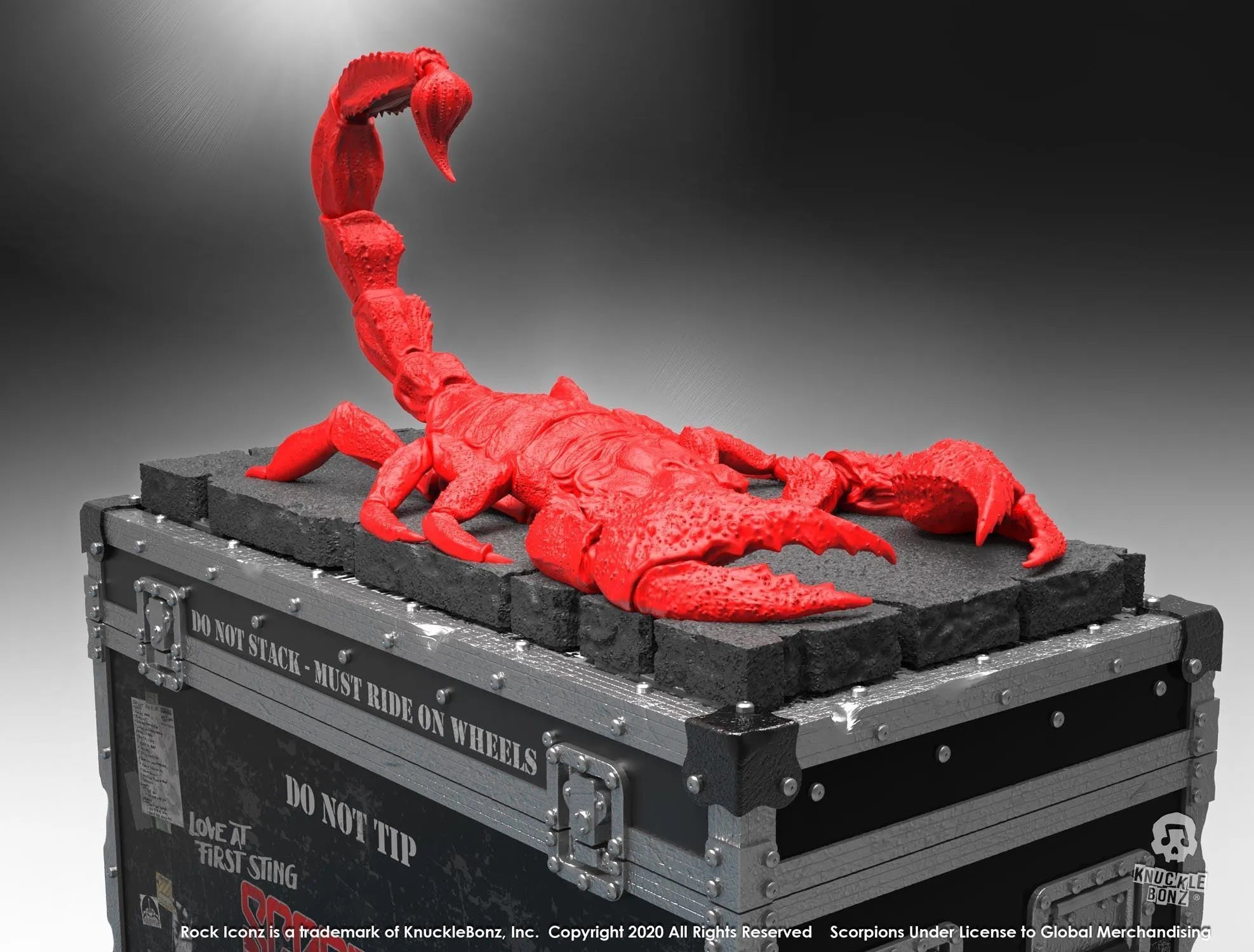 KNUSCORPCASE100 Scorpions - Road Case On Tour - KnuckleBonz - Titan Pop Culture
