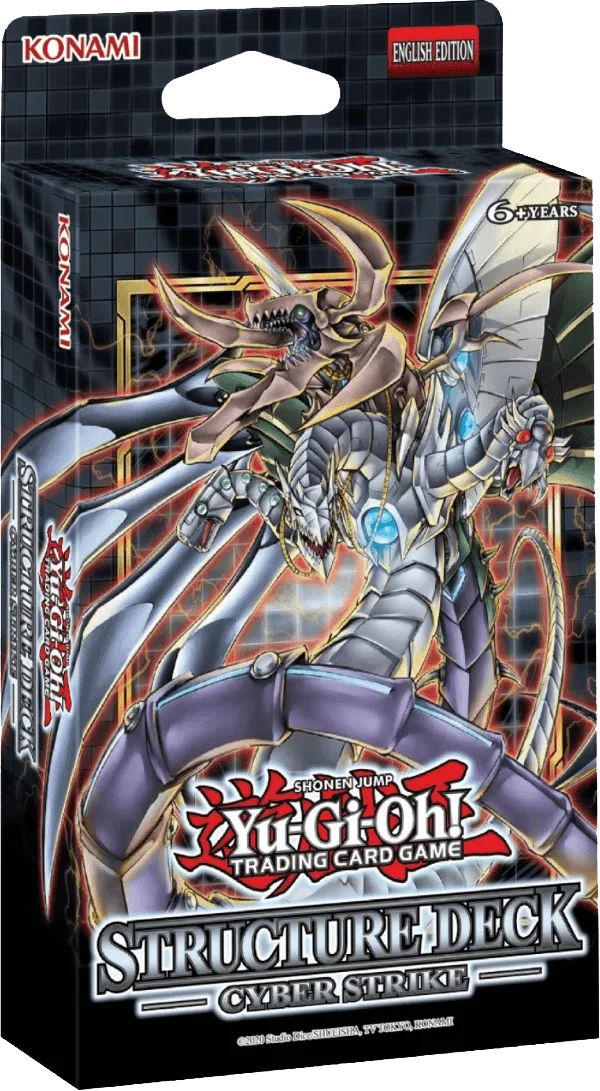 KON94312 Yu-Gi-Oh! - Cyber Strike Structure Deck (Display of 8) - Konami - Titan Pop Culture