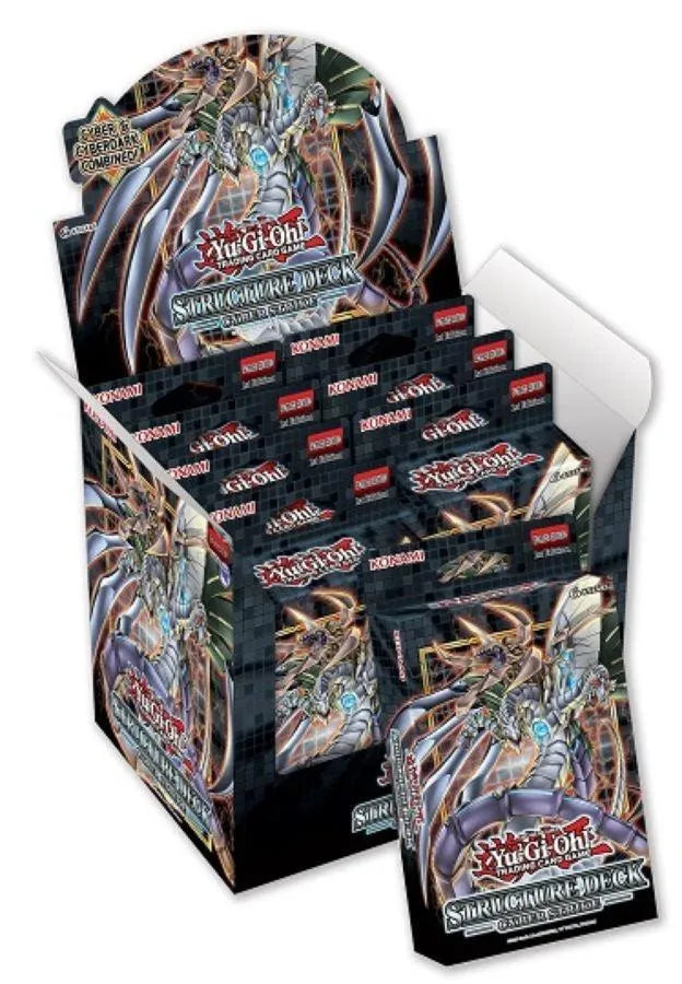 KON94312 Yu-Gi-Oh! - Cyber Strike Structure Deck (Display of 8) - Konami - Titan Pop Culture