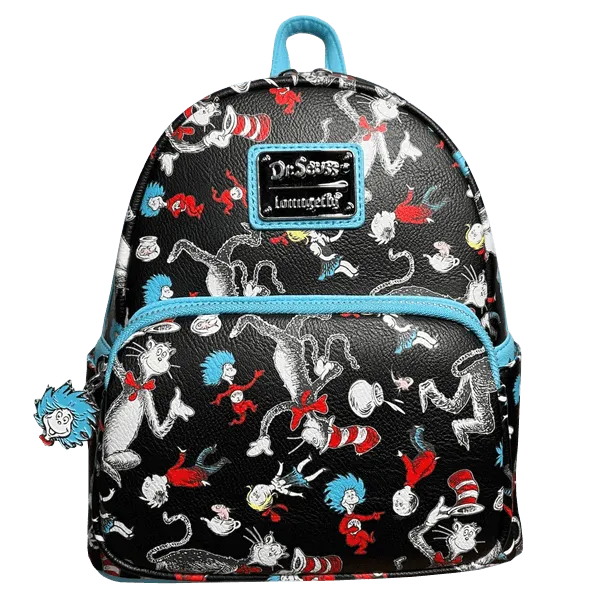 LOUDSSBK0028 Dr Seuss - Cat in the Hat US Exclusive Mini Backpack - Loungefly - Titan Pop Culture
