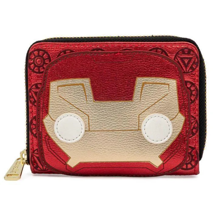 LOUMVWA0154 Iron Man - Head Zip Purse - Loungefly - Titan Pop Culture