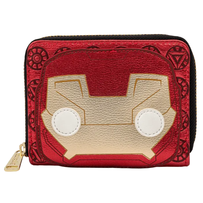 LOUMVWA0154 Iron Man - Head Zip Purse - Loungefly - Titan Pop Culture