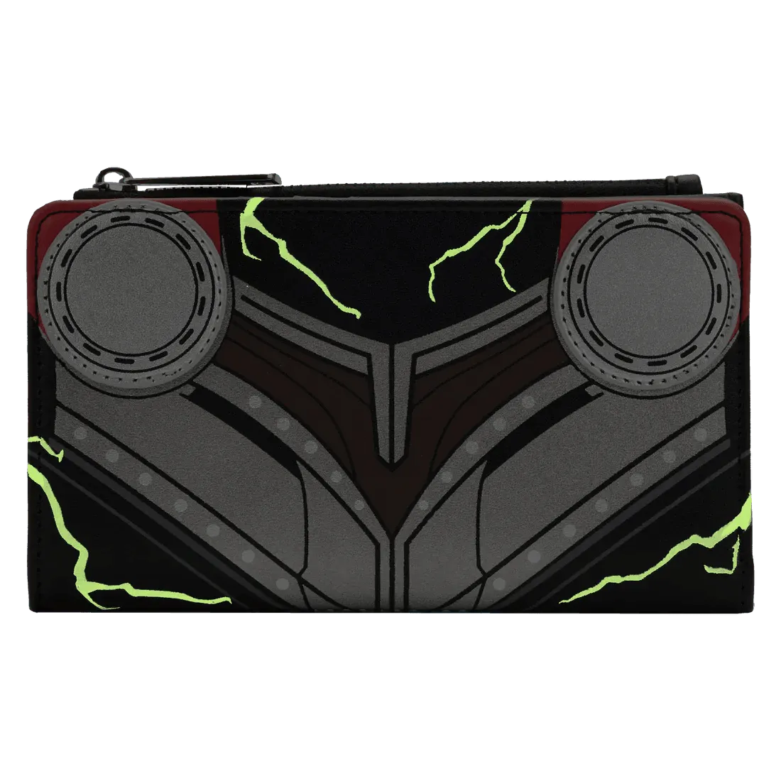 LOUMVWA0164 Thor 4: Love and Thunder - Thor Costume Glow Flap Purse - Loungefly - Titan Pop Culture