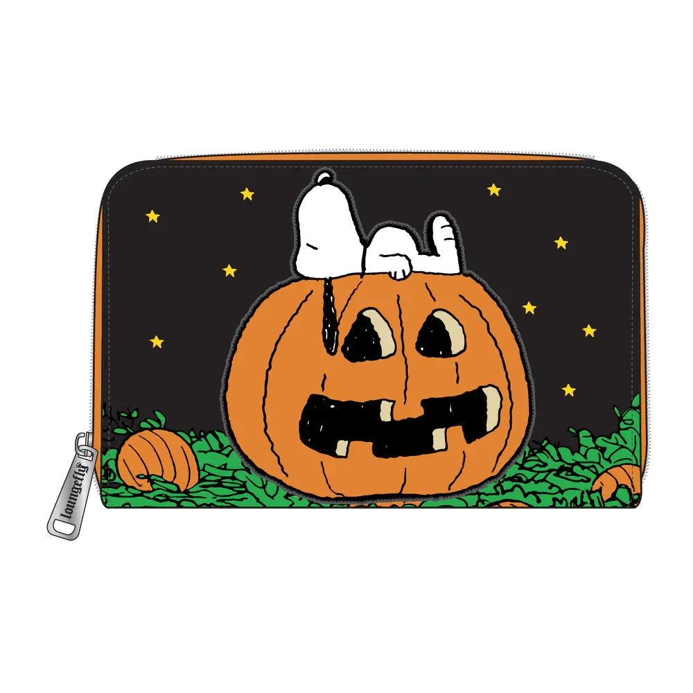 LOUPNWA0013 Peanuts - Great Pumpkin Snoopy Doghouse Zip Wallet - Loungefly - Titan Pop Culture