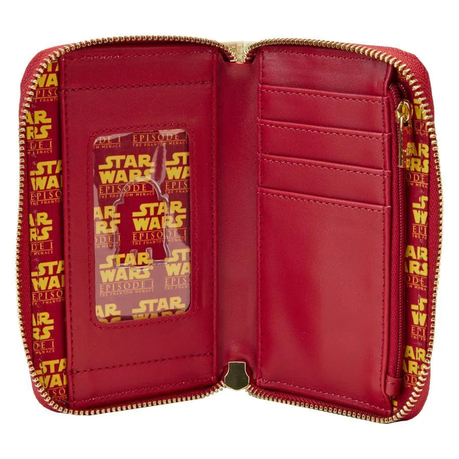 LOUSTWA0234 Star Wars: Episode One - The Phantom Menace - Scenes Zip Purse - Loungefly - Titan Pop Culture