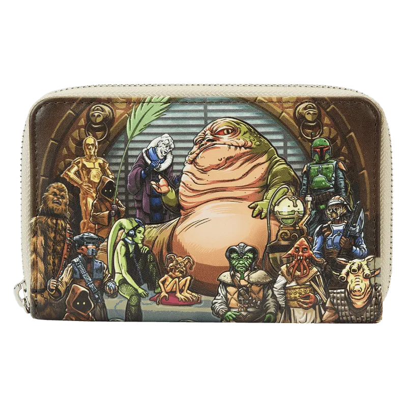 LOUSTWA0239 Star Wars - Return of the Jedi 40th Anniversary Jabbas Palace Zip Around Wallet - Loungefly - Titan Pop Culture