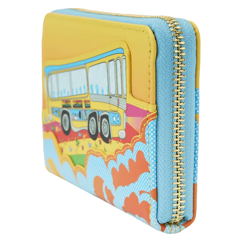 LOUTBLWA0008 The Beatles - Magical Mystery Tour Bus Zip Wallet - Loungefly - Titan Pop Culture