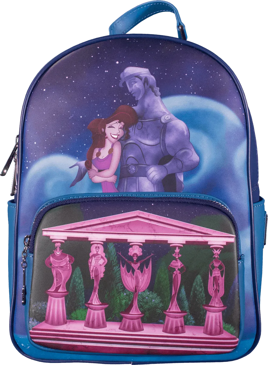 LOUWDBK2409 Hercules (1997) - Meg & Muses US Exclusive Mini Backpack - Loungefly - Titan Pop Culture