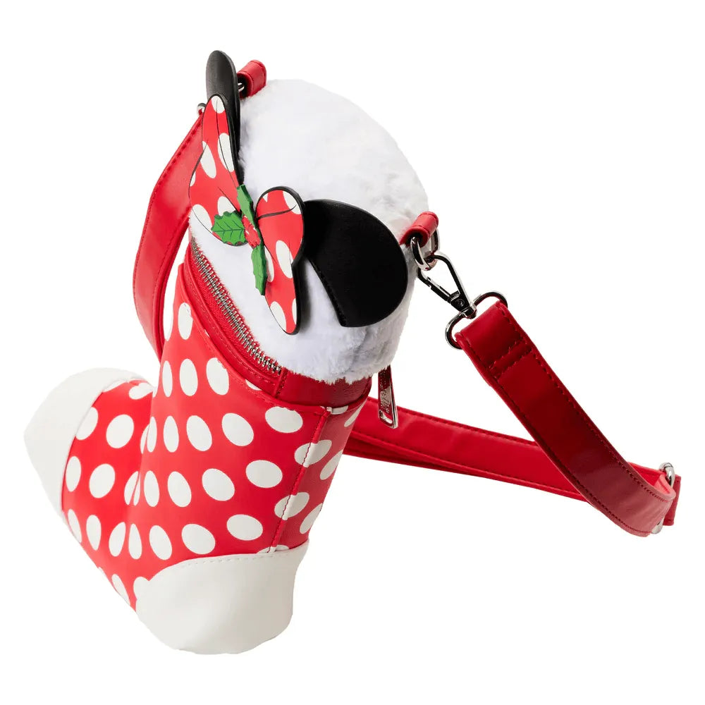LOUWDTB2680 Disney - Minnie Christmas Stocking Crossbody - Loungefly - Titan Pop Culture