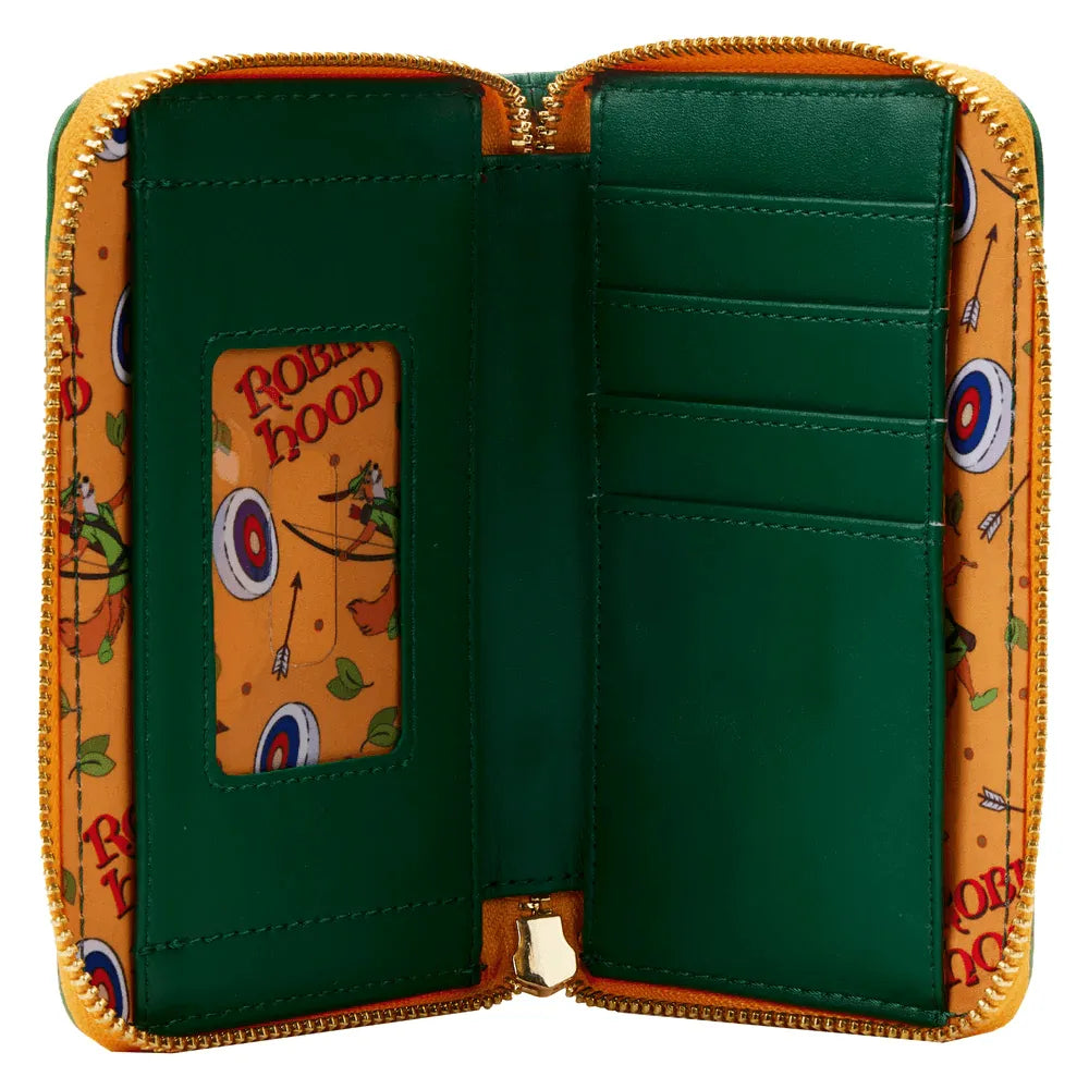 LOUWDWA2340 Robin Hood (1973) - Classic Book Cover Zip Around Purse - Loungefly - Titan Pop Culture