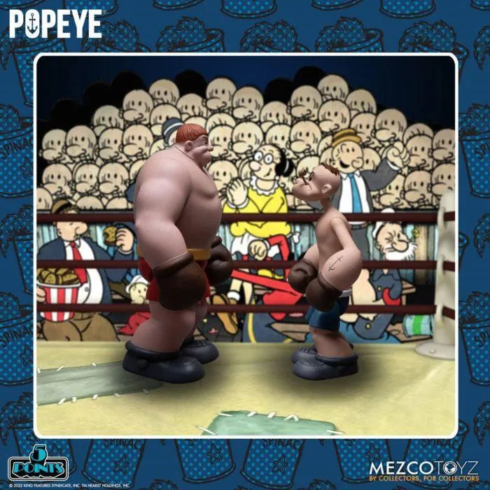MEZ18095 Popeye - Popeye and Oxheart 5-Points Box Set - Mezco Toyz - Titan Pop Culture