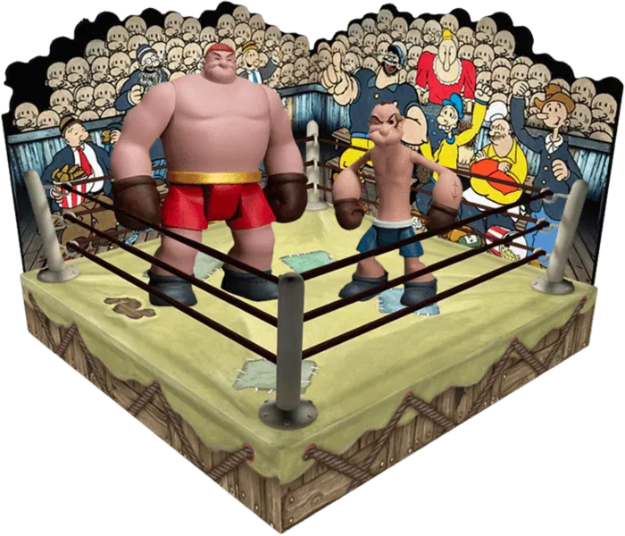 MEZ18095 Popeye - Popeye and Oxheart 5-Points Box Set - Mezco Toyz - Titan Pop Culture