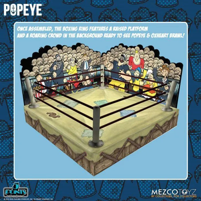MEZ18095 Popeye - Popeye and Oxheart 5-Points Box Set - Mezco Toyz - Titan Pop Culture