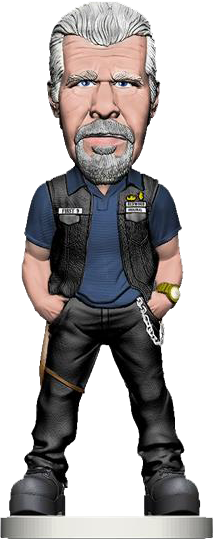 MEZ82100 Sons of Anarchy - Clay Bobble Head - Mezco Toyz - Titan Pop Culture