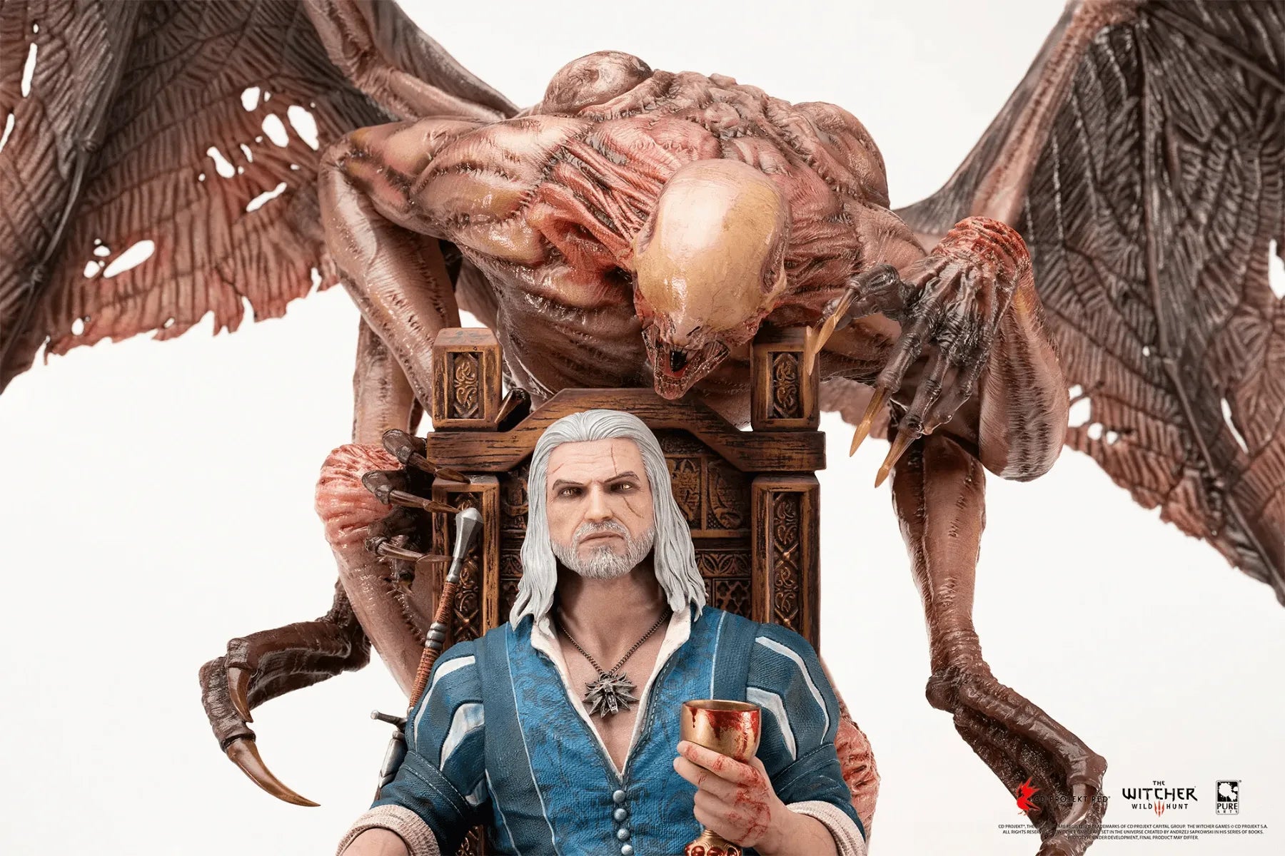 PURPA002TW The Witcher 3: Wild Hunt - Geralt 1:4 Scale Statue - Pure Arts - Titan Pop Culture