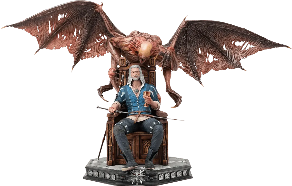 PURPA002TW The Witcher 3: Wild Hunt - Geralt 1:4 Scale Statue - Pure Arts - Titan Pop Culture