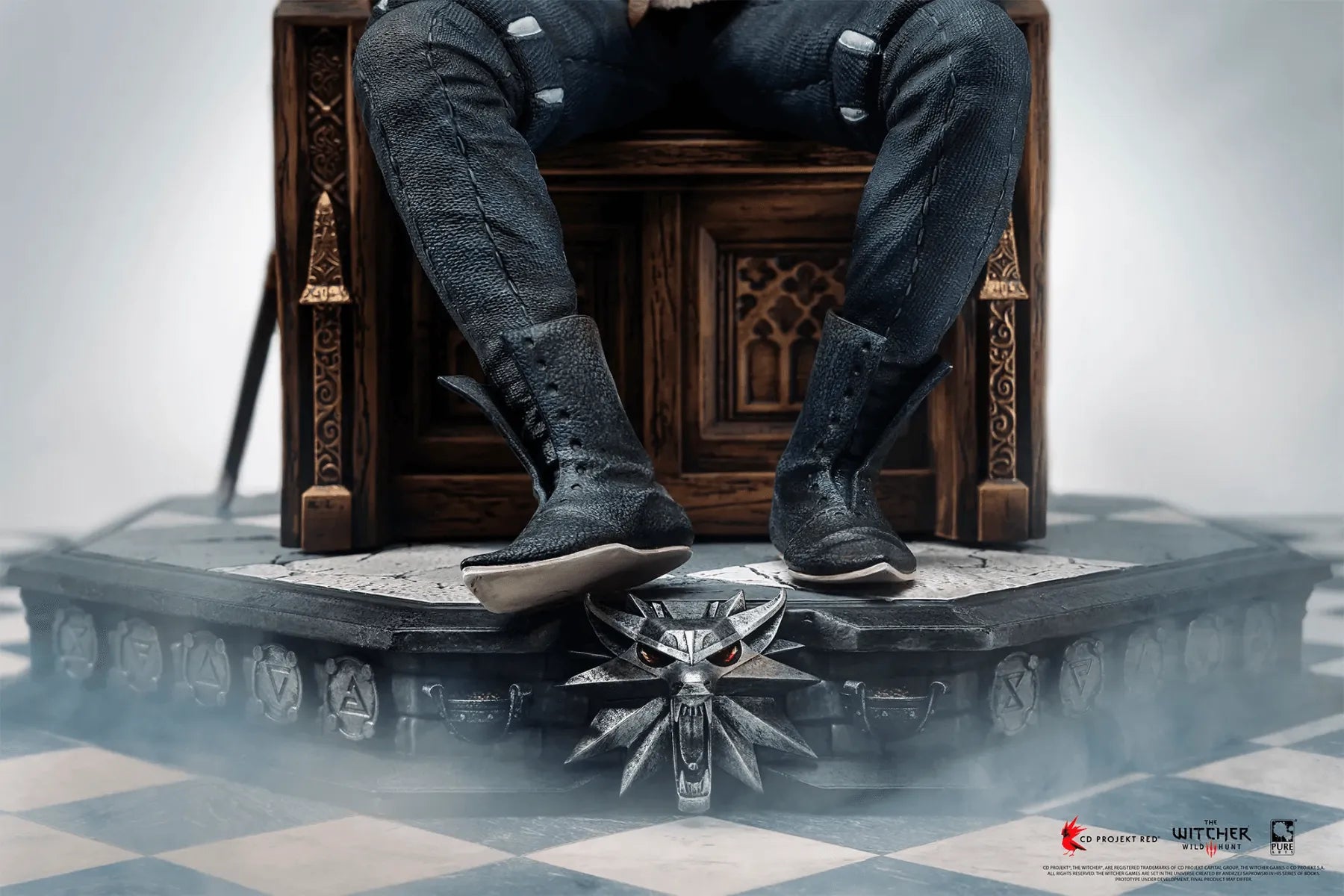 PURPA002TW The Witcher 3: Wild Hunt - Geralt 1:4 Scale Statue - Pure Arts - Titan Pop Culture