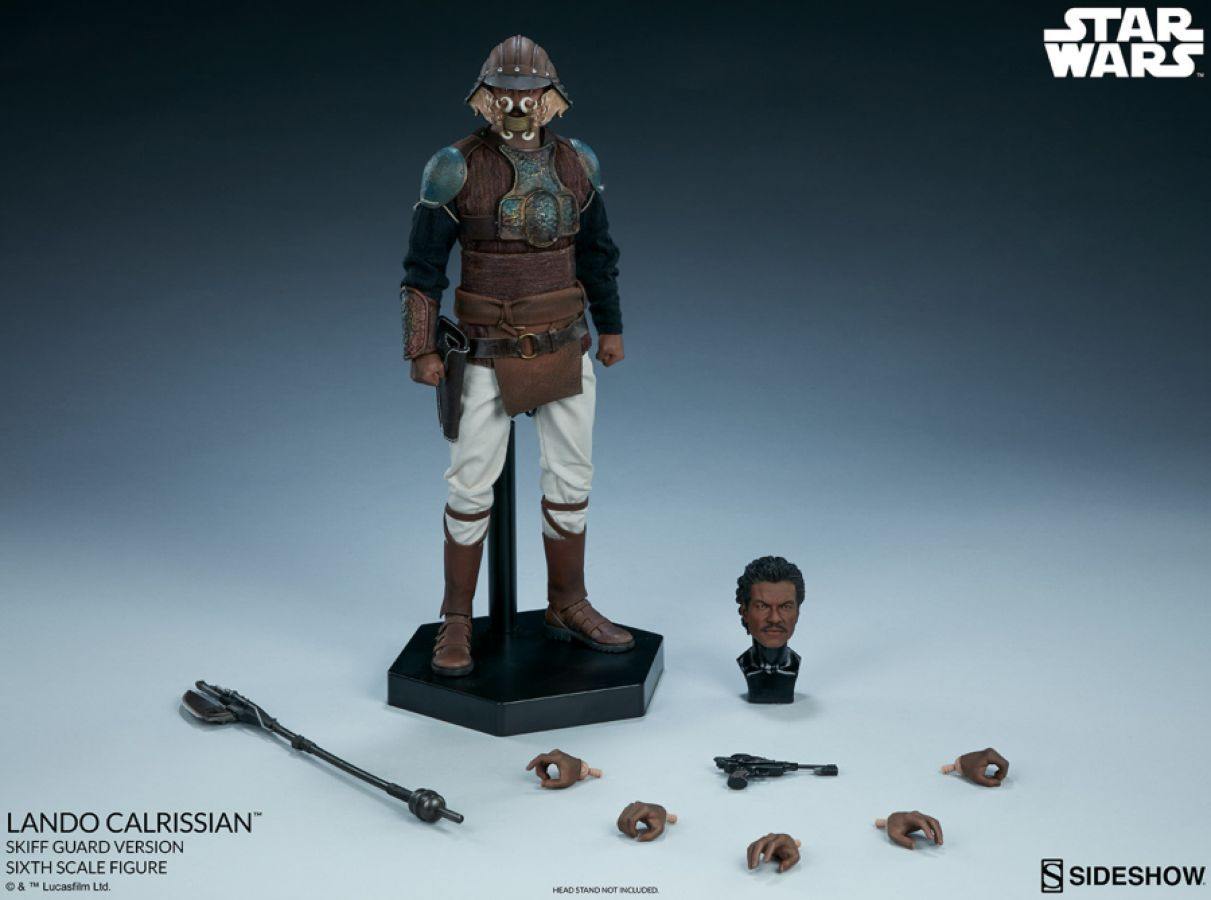 SID100429 Star Wars - Lando Calrissian (Skiff Guard) 1:6 Scale 12" Action Figure - Sideshow Collectibles - Titan Pop Culture
