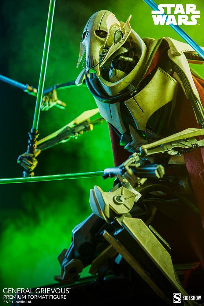 SID300260 Star Wars - General Grievous Premium Format Statue - Sideshow Collectibles - Titan Pop Culture