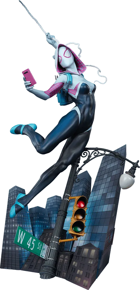 SID300491 Marvel Comics - Spider-Gwen Premium Format Statue - Iron Studios - Titan Pop Culture