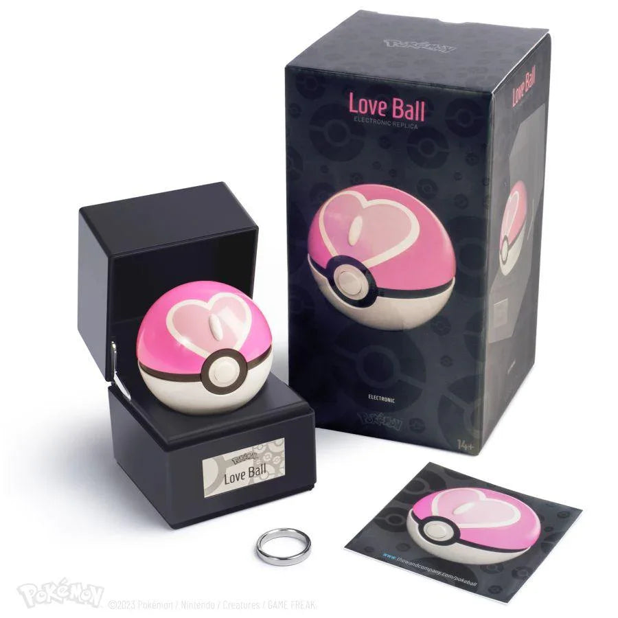 TWCWRC16421 Pokemon - Love Ball 1:1 Scale Life-Size Die-Cast Prop Replica - The Wand Company - Titan Pop Culture