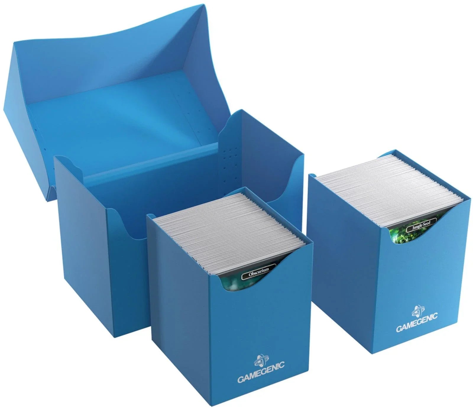 VR-106278 Gamegenic Double Deck Holder 200+ XL Blue - Gamegenic - Titan Pop Culture