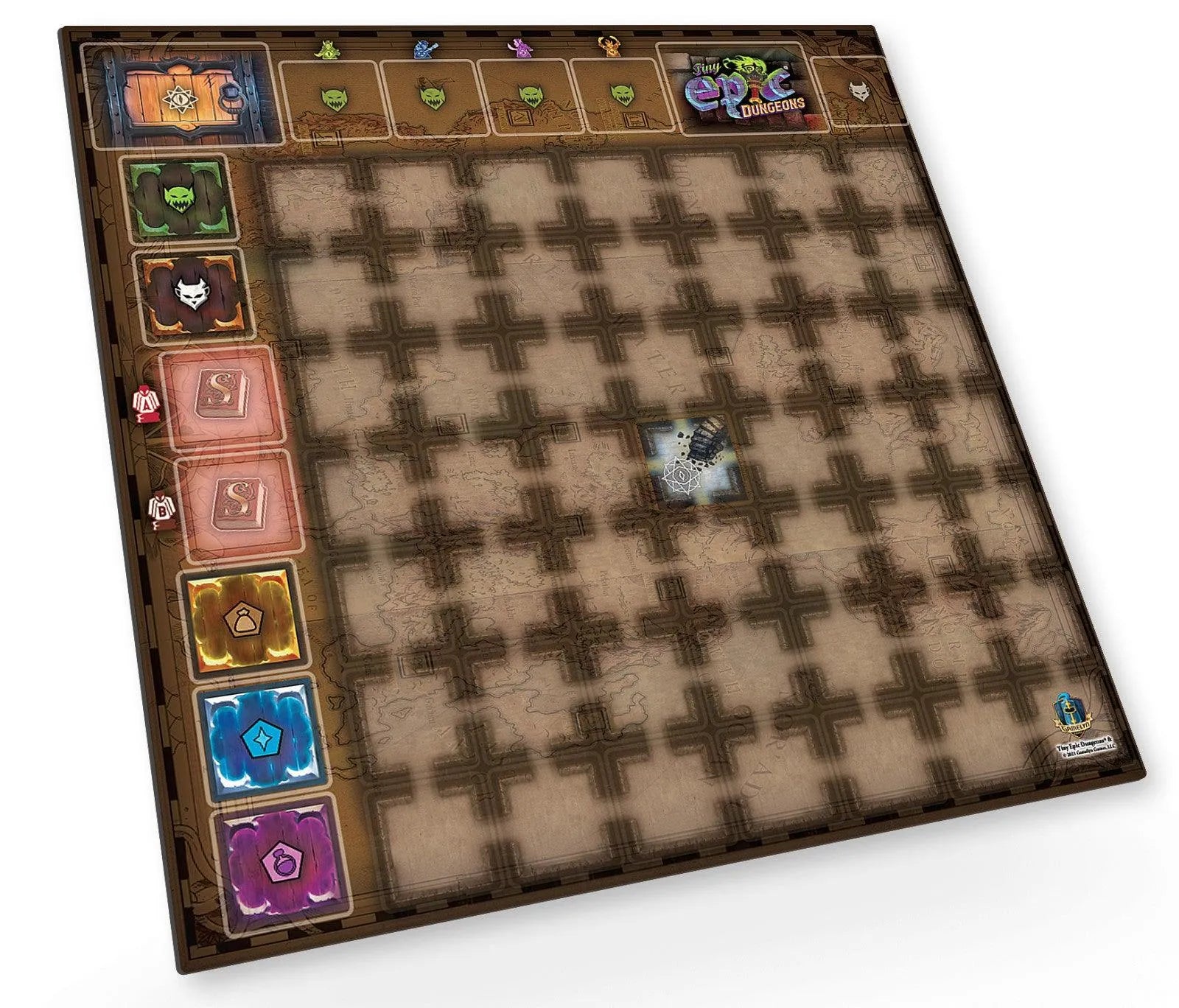 VR-110712 Tiny Epic Dungeons Game Mat - Gamelyn Games - Titan Pop Culture