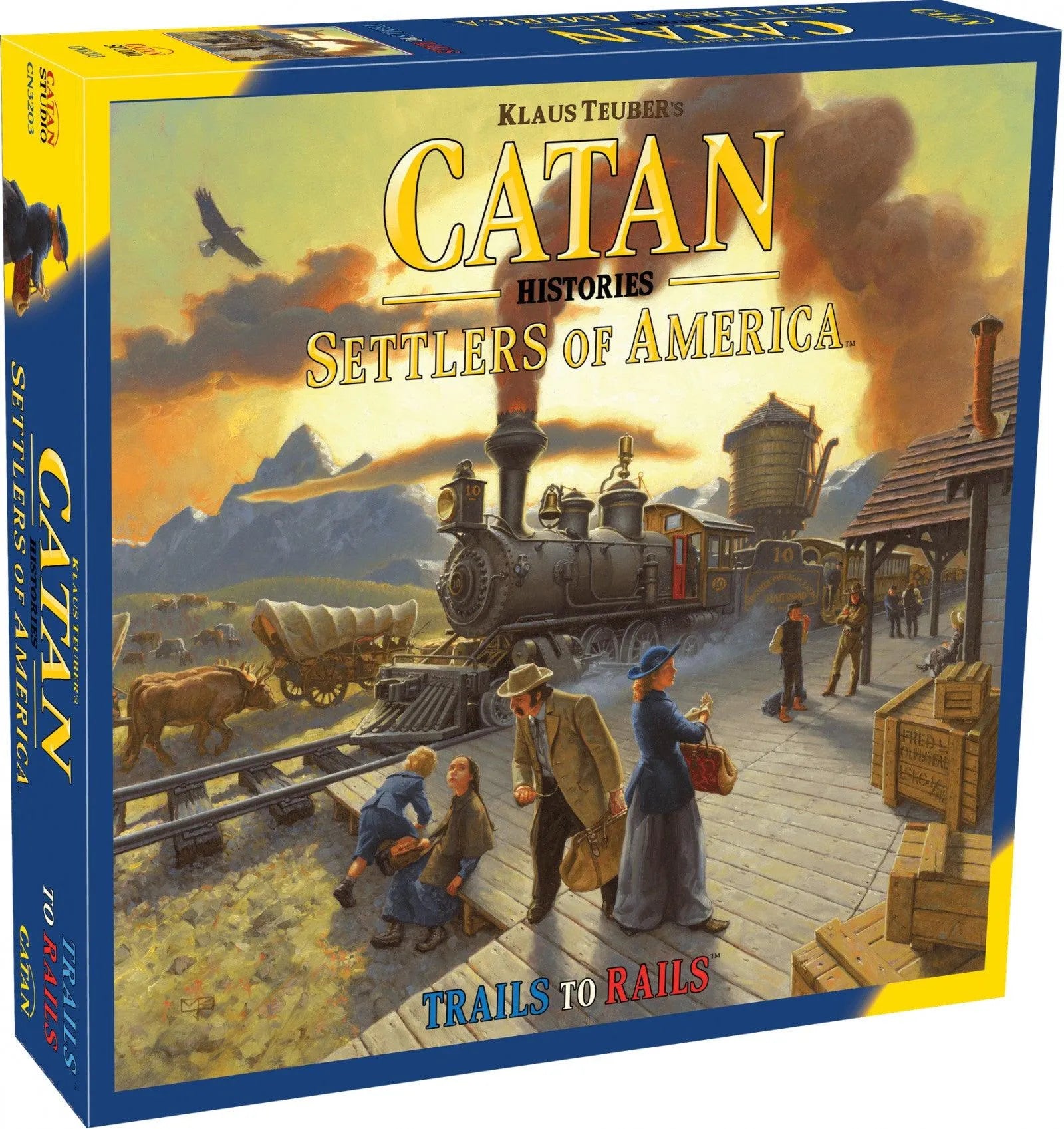 VR-21888 Catan Histories Settlers of America Trails to Rails - Catan Studio - Titan Pop Culture