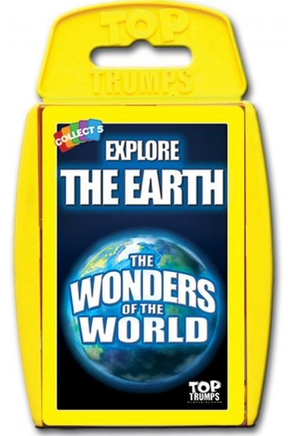 VR-23178 The Wonders of the World Top Trumps - Winning Moves - Titan Pop Culture