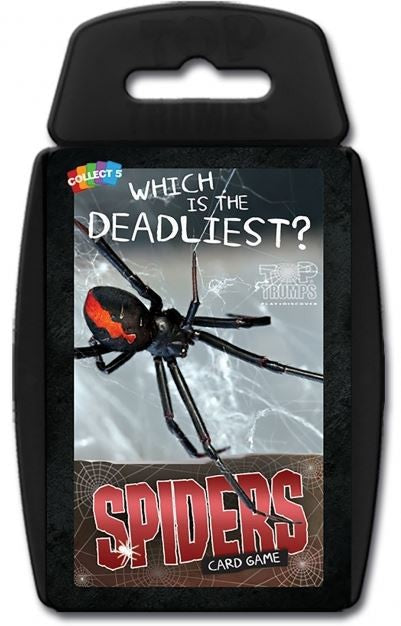 VR-23190 Spiders Top Trumps - Winning Moves - Titan Pop Culture