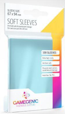 VR-78607 Gamegenic Soft Card Sleeves - Size Code SOFT - (67mm x 94mm) (100 Sleeves Per Pack) - Gamegenic - Titan Pop Culture