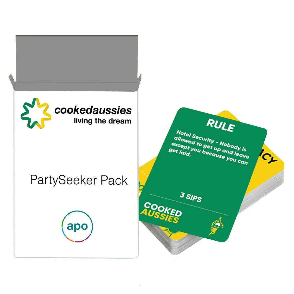 VR-89218 Cooked Aussies PartySeeker Pack - Swiss Alps Games - Titan Pop Culture