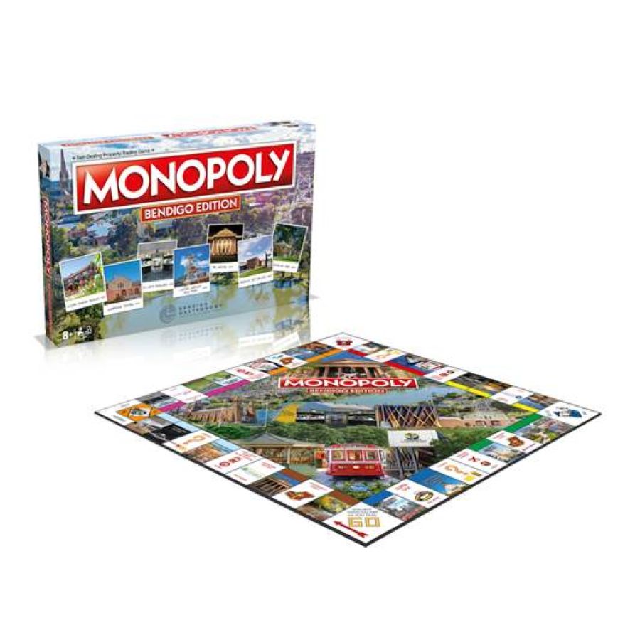 WINWM03396 Monopoly - Bendigo Edition - Winning Moves - Titan Pop Culture
