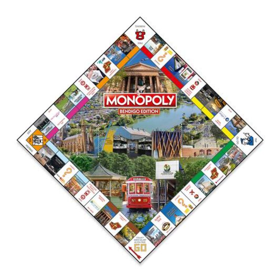 WINWM03396 Monopoly - Bendigo Edition - Winning Moves - Titan Pop Culture