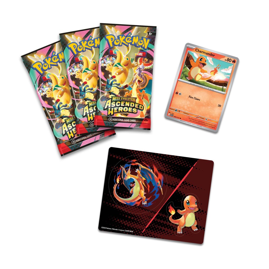 Colección de pegatinas tecnológicas de Héroes Ascendidos de Megaevolución de Pokémon TCG
