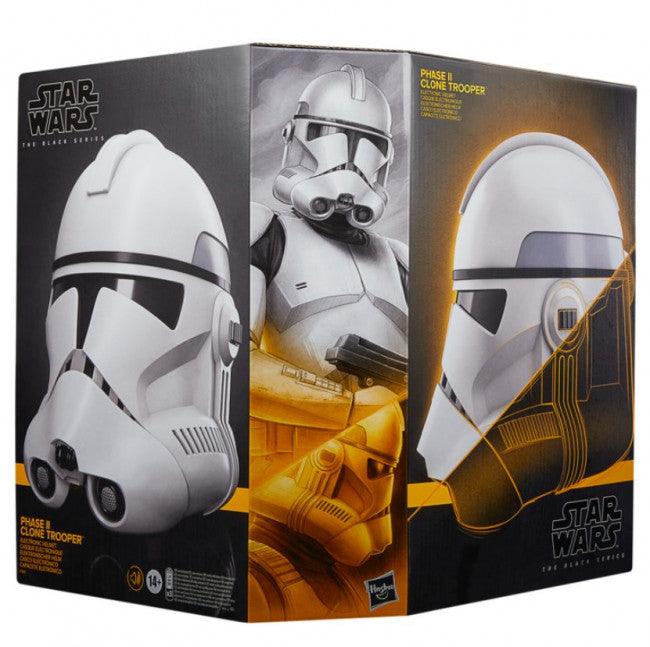 25533 Star Wars The Black Series Premium Electronic Helmet - Phase II Clone Trooper - Hasbro - Titan Pop Culture