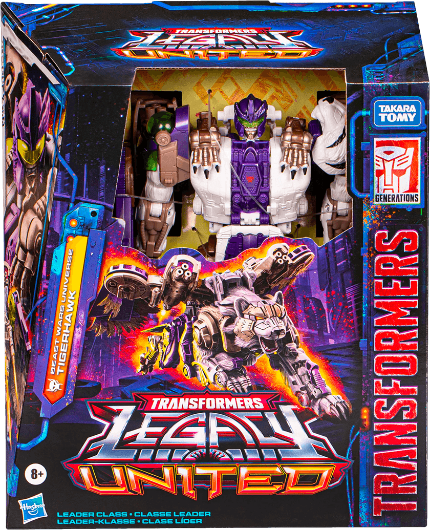 26061 Transformers Legacy United: Leader Class - Beast Wars Universe Tigerhawk - Hasbro - Titan Pop Culture