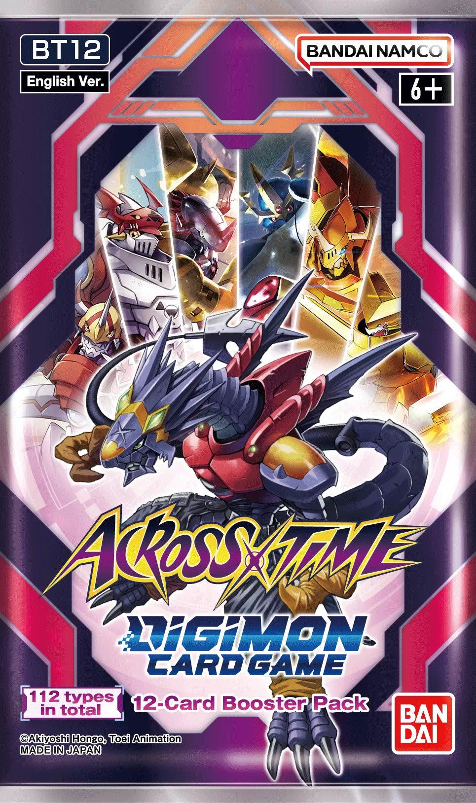 2667467 Digimon Card Game Across Time BT12 Booster Display - Bandai - Titan Pop Culture