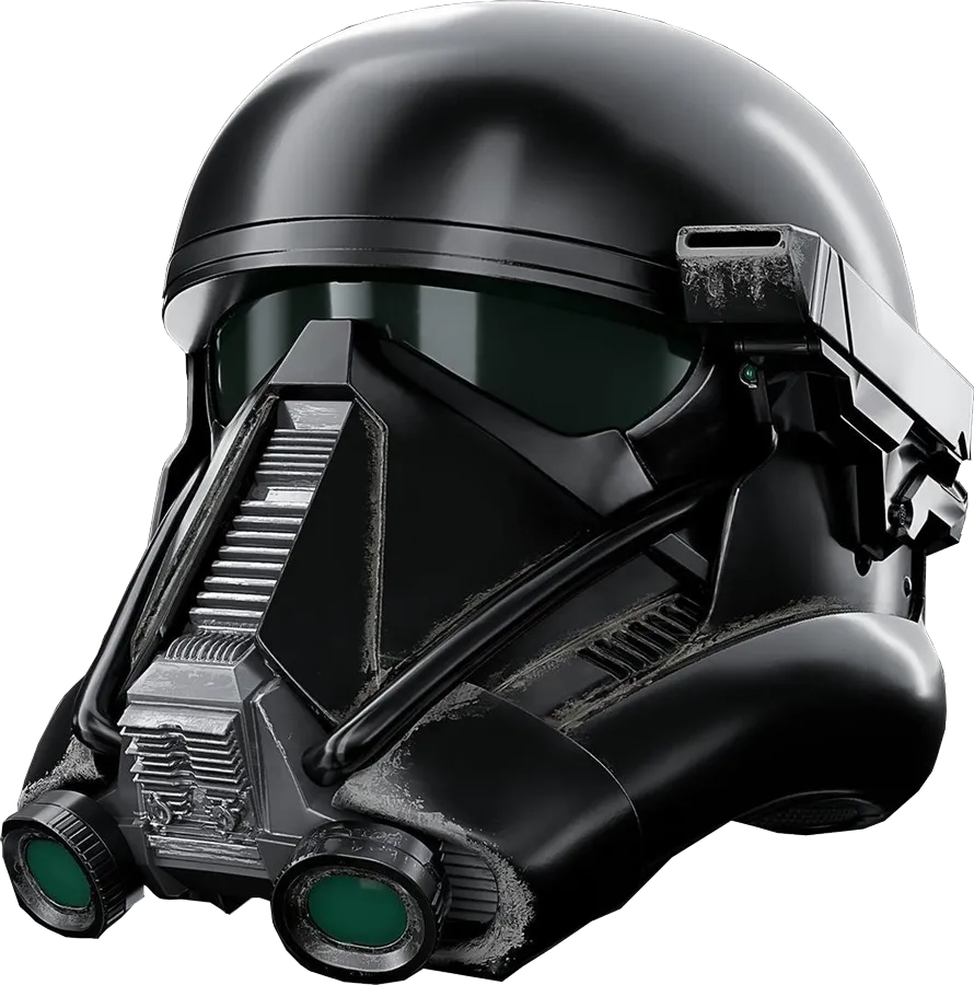 28462 Star Wars The Black Series: Imperial Death Trooper Electronic Helmet - Hasbro - Titan Pop Culture