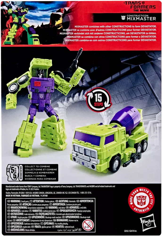 28684 Transformers Studio Series Voyager Class The Transformers: The Movie Constructicon Mixmaster - Hasbro - Titan Pop Culture