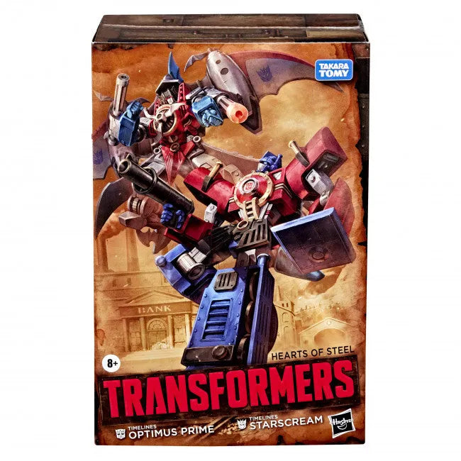 29844 Transformers Timelines Comic Edition: Optimus Prime and Starscream - Hasbro - Titan Pop Culture