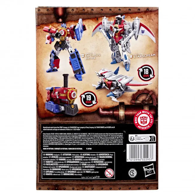 29844 Transformers Timelines Comic Edition: Optimus Prime and Starscream - Hasbro - Titan Pop Culture