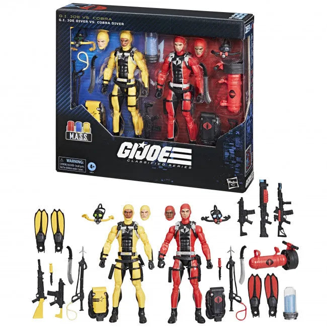 29851 G.I. Joe Classified Series: #169 G.I. Joe Diver Vs. Cobra Diver - Hasbro - Titan Pop Culture