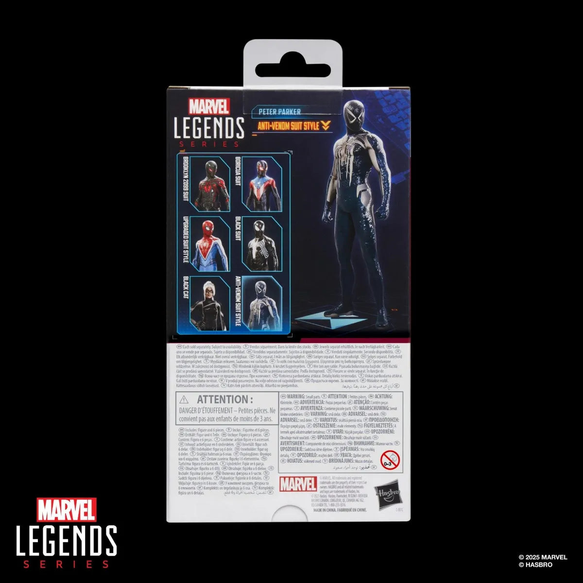29855 Marvel Legends Series: Gamerverse Peter Parker Anti-Venom Suit Style - Hasbro - Titan Pop Culture