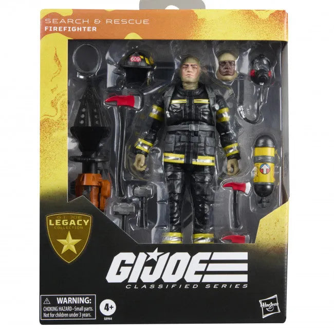 29865 G.I. Joe Classified Series: Legacy Collection - Search & Rescue Firefighter - Hasbro - Titan Pop Culture