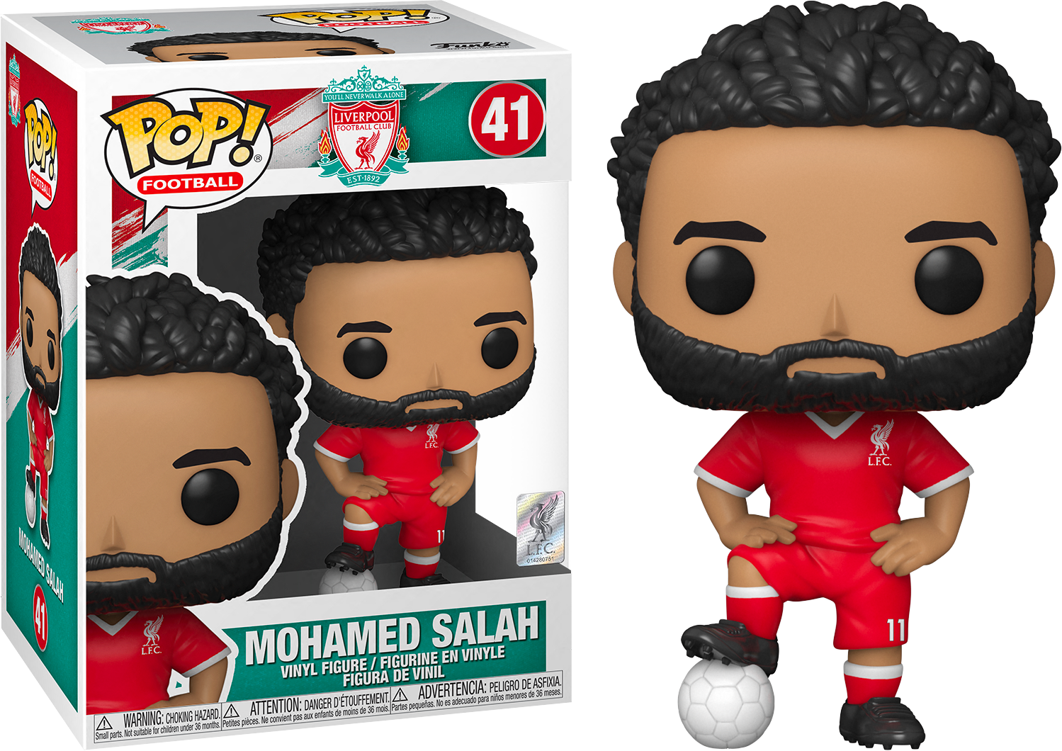Football: Liverpool - Mohamed Salah Pop! Vinyl