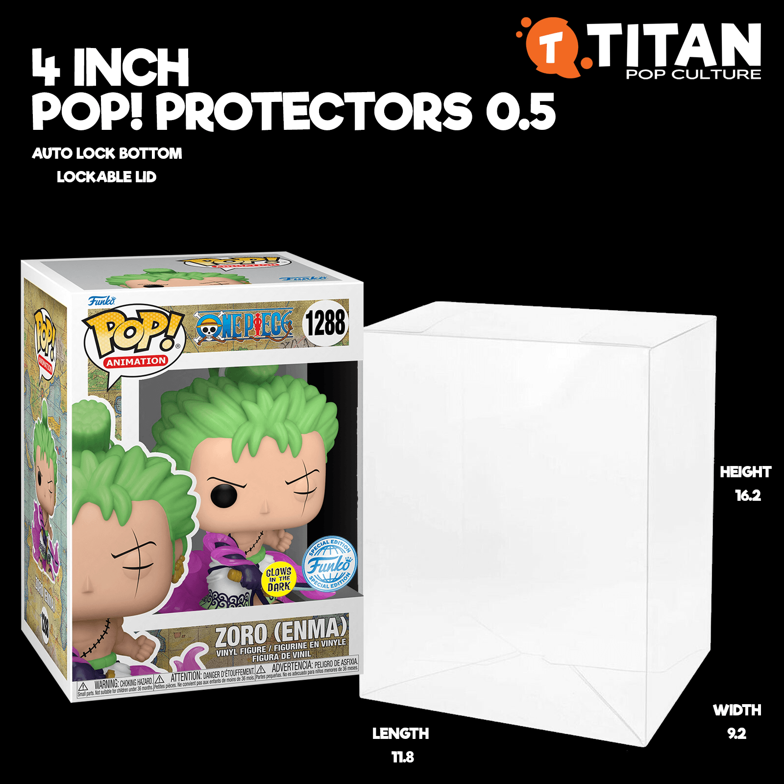 .5Protection10pk 4 Inch Pop! Vinyl Protectors 0.5 - Titan Pop Culture - Titan Pop Culture